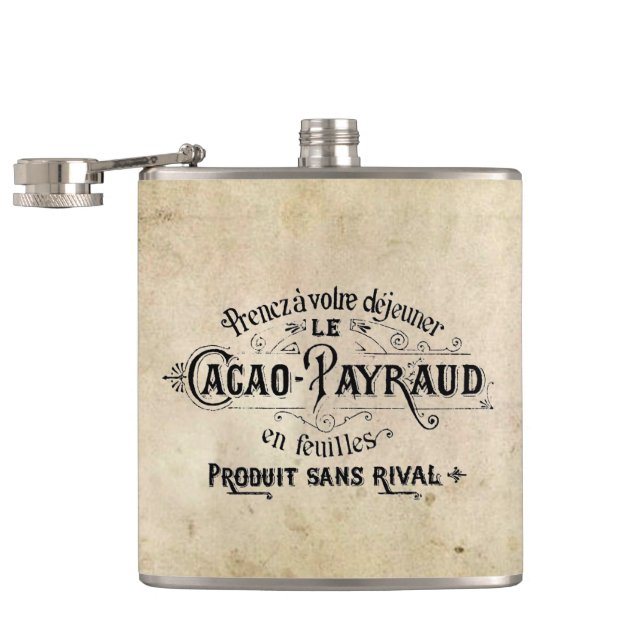 Cool Frenchy Flask! Hip Flask (Opened)