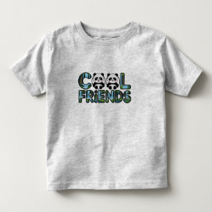 Cool Friends Panda Toddler T-Shirt