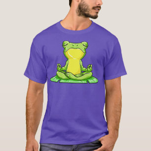 Cool frog is doing Yoga T-Shirt