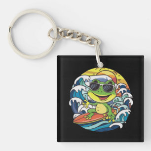 Cool Frog Key Ring