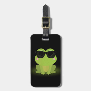 Cool Frog  Luggage Tag