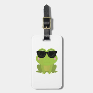 Cool Frog Luggage Tag