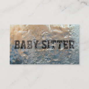 Cool Frozen Ice Baby Sitter Business Card