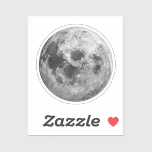 Cool Full Moon Graphic Space Astronomy Science