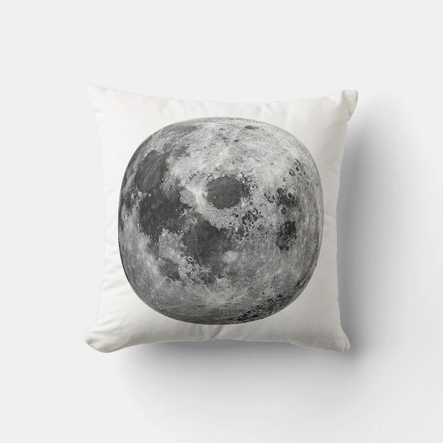 Cool Full Moon Graphic Space Astronomy Science Cushion (Front)