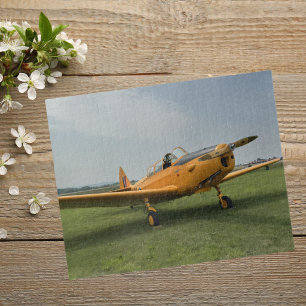 Cool Fun Aeroplane Photo Pilot Family Aviation  Jigsaw Puzzle