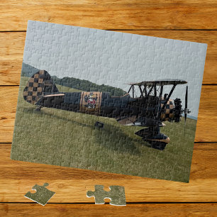 Cool Fun Aeroplane Photo, Pilot Family, Aviation  Jigsaw Puzzle
