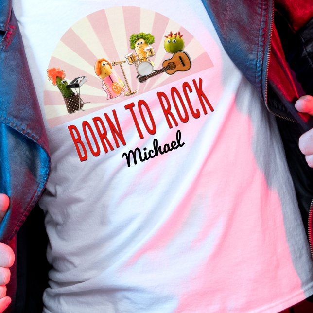 Cool fun birthday t-shirt rock band gift for him (Creator Uploaded)