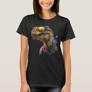 Cool fun dinosaur Raptor sunglasses T-Shirt