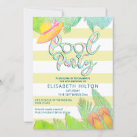 Cool fun summer script pool party birthday