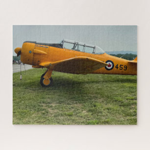 Cool Fun Vintage Aeroplane Photo Pilot Aviation Jigsaw Puzzle
