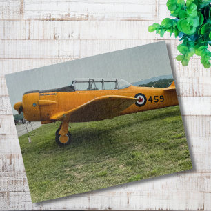 Cool Fun Vintage Aeroplane Photo Pilot Aviation Jigsaw Puzzle