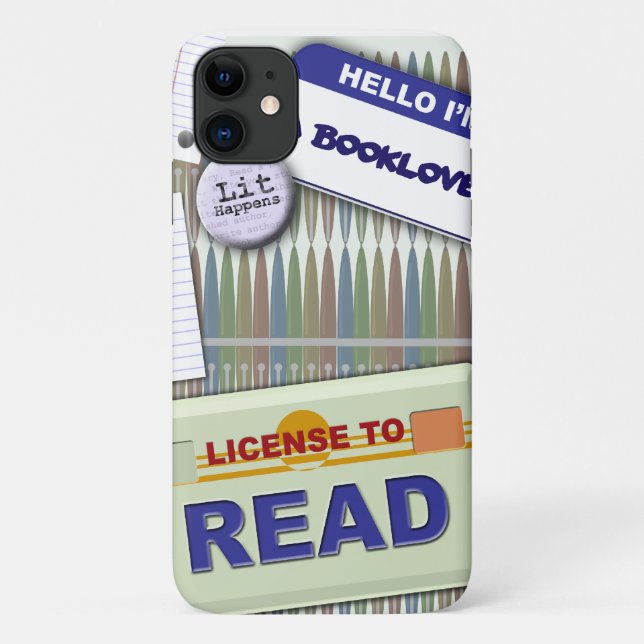 Cool Fun Writers Collage Art Case-Mate iPhone Case (Back)