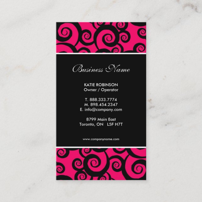 Cool & Funky Business Cards (Front)