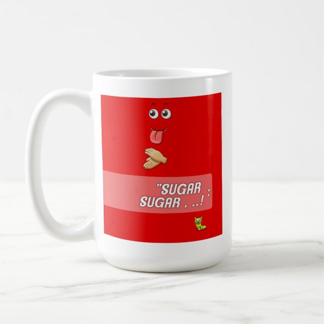 Cool Funny Coffee  Cup Or Mug (Left)