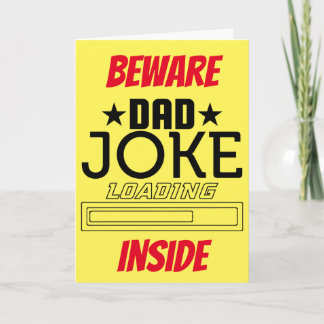 Cool Funny Dad Joke Card
