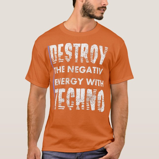 cool  funny  for Music Techno Minimal Mixer DJs T-Shirt (Front)