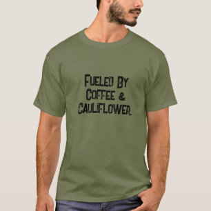 Cool Funny Fueled By Coffee & Cabbage Men’s  T-Shirt