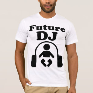 Cool Funny Future DJ Music Headphones Art T Shirt