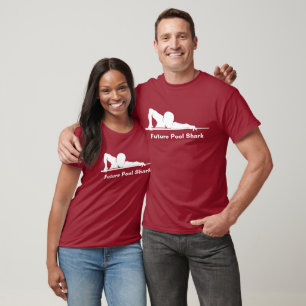 Cool Funny Future Pool Shark Billiards Tshirt