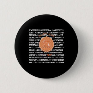 Cool Funny International Pi Day Pie Happy Pi Day 6 Cm Round Badge