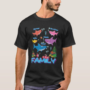 Cool Funny My Family Under The Sea Novelty Graphic T-Shirt