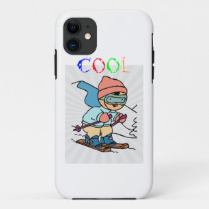 Cool Funny Skier   skiing designs   skiing funny Case-Mate iPhone Case