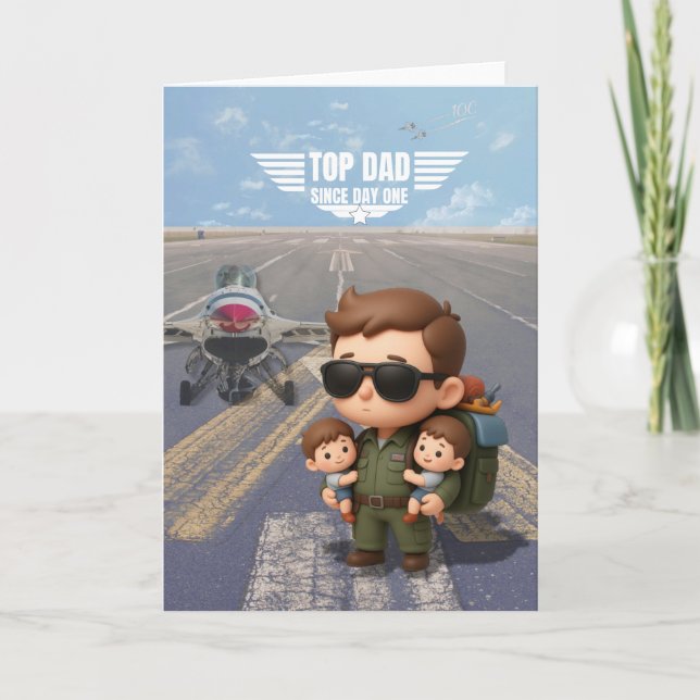 Cool Funny Top Dad Father’s Day Card (Front)