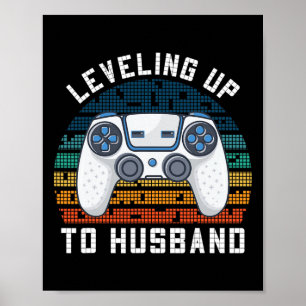 Cool Future Husband Engagement Men Boys Groom To B Poster