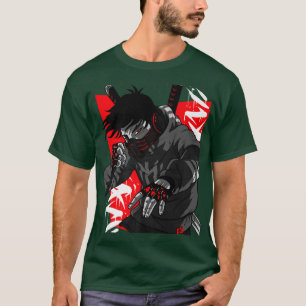 Cool Futuristic Ninja Steampunk Samurai Masked War T-Shirt