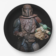 Cool Galactic Bounty Hunter Party Paper Plates