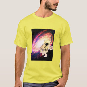 cool galaxy colors astronaut space geek shirt