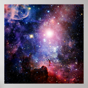 Cool galaxy nebula poster