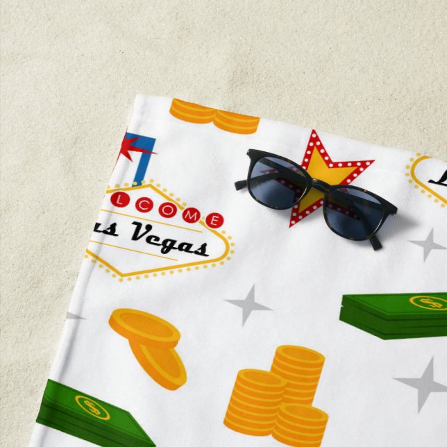 Cool Gambling Casino motel pool side towel (In Situ)