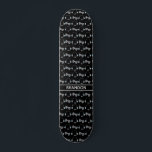 Cool Gamer Custom Black Gaming Pattern Skateboard<br><div class="desc">Awesome gaming skateboard with a cool video game controller and headphone pattern for a gamer. Customise this black skateboard for carrying your video games.</div>