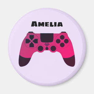 Cool Gamer Design - Gaming Controller Nerdy Magnet
