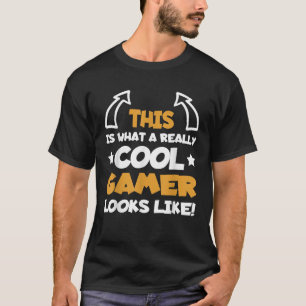 Cool Gamer Gaming Gamers Computer Video Games Funn T-Shirt
