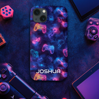 Cool Gaming Personalized Controller Pattern iPhone 13 Case
