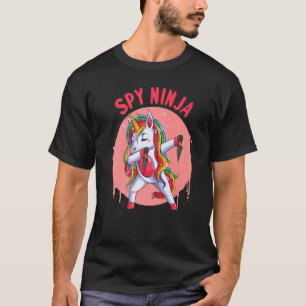Cool Gaming Spy Unicorn Ninja Gamer Boy Girl Kids  T-Shirt