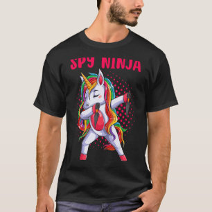 Cool Gaming Spy Unicorn Ninja Gamer Boy Girl Kids T-Shirt