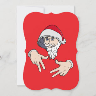 Cool Gangsta Hip Hop Hand Rap Santa Claus