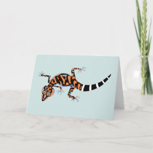 Cool GECKO - Endangered animal - Nature - Card