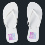 Cool Geometric Pink & Purple | Couples Initials Jandals<br><div class="desc">Cool,  minimal and modern..

Thank you for your purchase!</div>