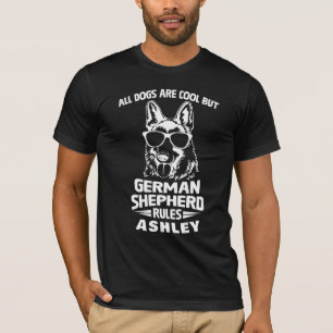 Cool German Shepherd Rule Dog T-Shirt