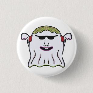 Cool Ghost 3 Cm Round Badge