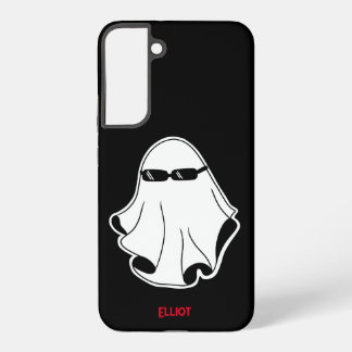 Cool Ghost with black sunglasses Samsung Galaxy Case
