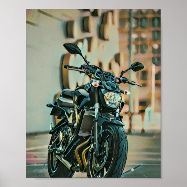 Cool gifts for motorcyclists poster (Front)