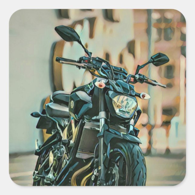 Cool gifts for motorcyclists square sticker (Front)