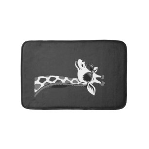 Cool Giraffe Art For Men Women Kids Animal Lover A Bath Mat