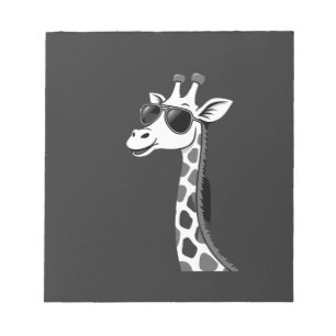 Cool Giraffe Art For Men Women Kids Animal Lover A Notepad